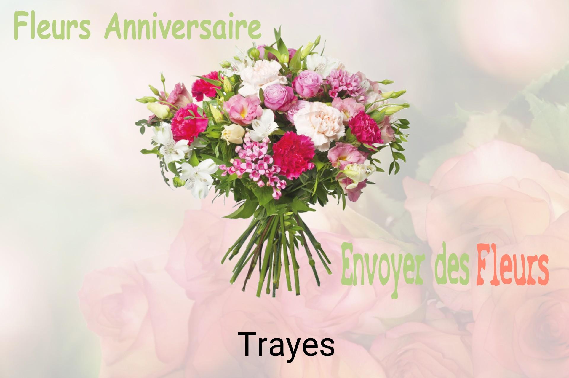 Bouquet de fleurs d’anniversaire livré à Trayes